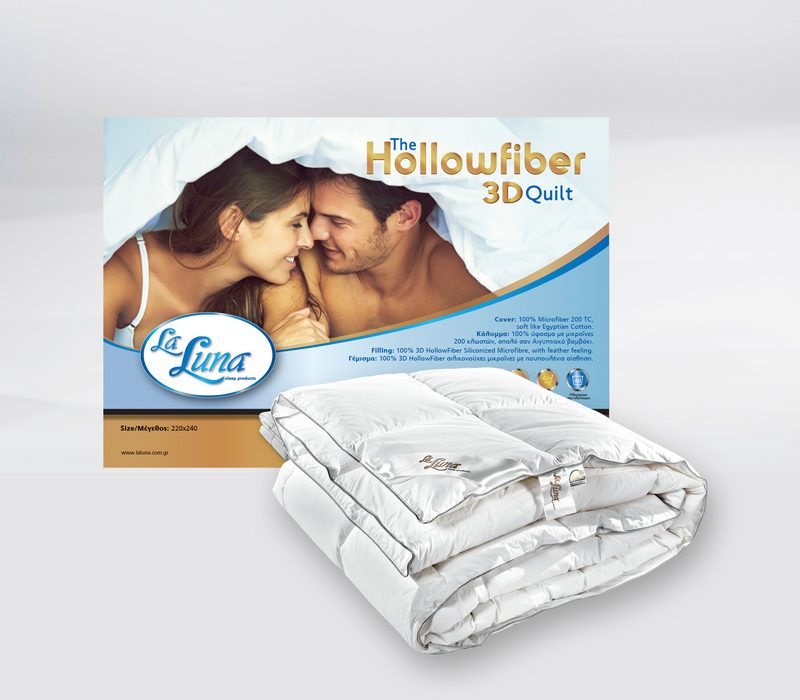 La Luna Πάπλωμα συνθετικό Hollowfiber 3D 160x220