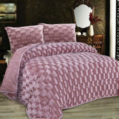 DIMcol Κουβερτοπάπλωμα με εφέ Fleece 750 gsm 1940 Rotten Apple 160X220 100% Polyester