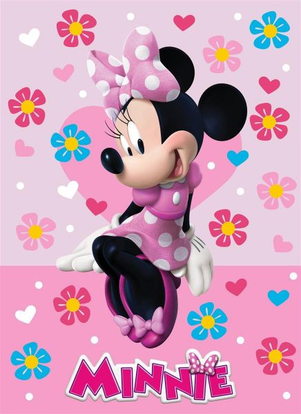Disney Home Κουβέρτα Disney Home Minnie 514 160X220 Digital Print 100% Polyester
