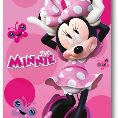 Disney Home Κουβέρτα Fleece Disney Home Minnie 19 100X140 Pink 100% Polyester