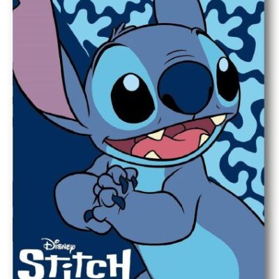 Disney Home Κουβέρτα Fleece Disney Home Stitch 26 100X140 Blue 100% Polyester