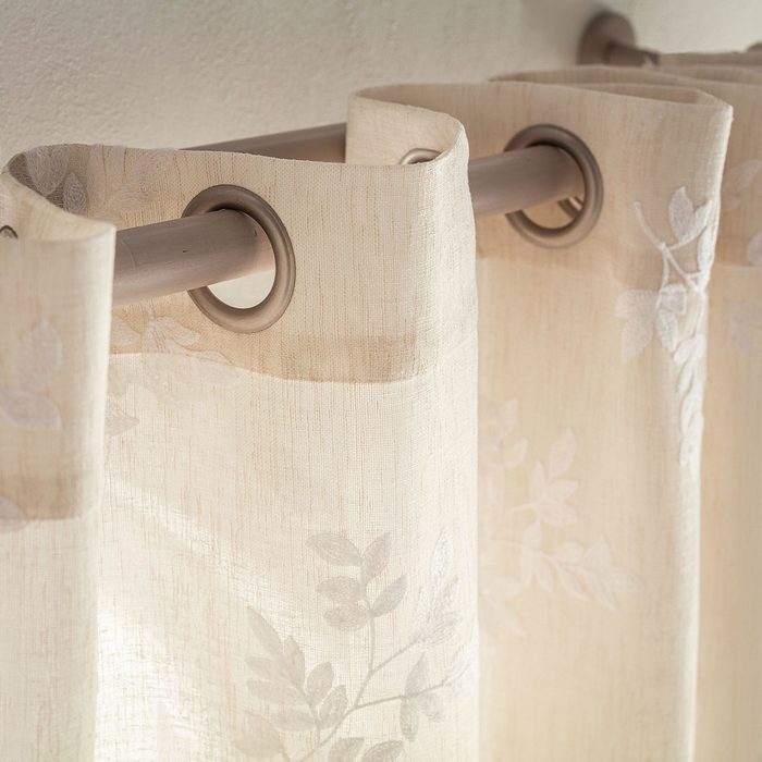 Κουρτίνα με τρουκς 140x280cm GOFIS HOME Leaf Beige AW24 532/06 - Image 4