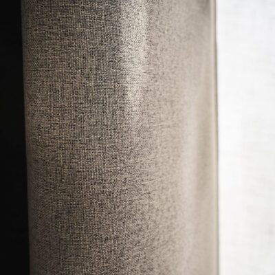 Κουρτίνα συσκότισης  με σιρίτι 155x280cm GOFIS HOME  Nap Warm Beige AW24 129 - Image 3