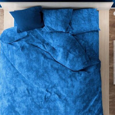 DIMcol Παπλωματοθήκη Premium Shadow 631 220X240 Electric Blue 100% Cotton
