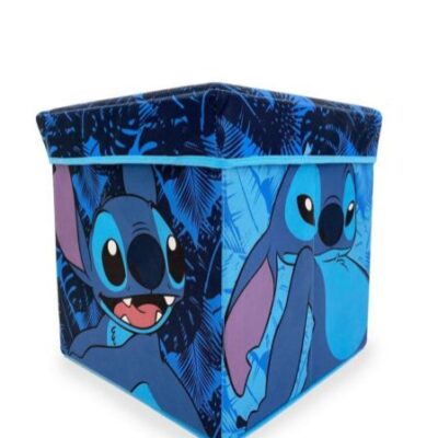 Disney Home Κουτί-Σκαμπό Disney Home Lilo & Stitch 06 30X30X30 Blue 100% Polyester