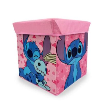 Disney Home Κουτί-Σκαμπό Disney Home Lilo & Stitch 13 30X30X30 Pink 100% Polyester