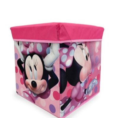 Disney Home Κουτί-Σκαμπό Disney Home Minnie 07 30X30X30 Pink 100% Polyester
