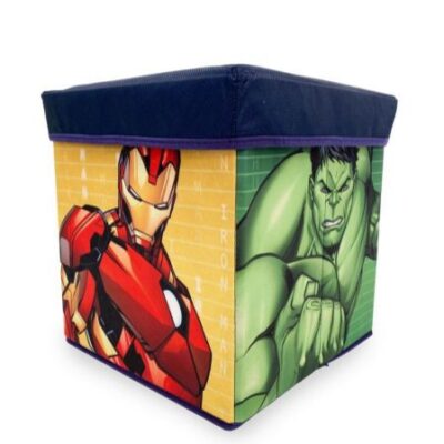Marvel Κουτί-Σκαμπό Marvel Avengers 11 30X30X30 Blue 100% Polyester - Image 2