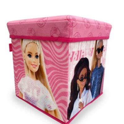 Mattel Κουτί-Σκαμπό Mattel Barbie 15 30X30X30 Pink 100% Polyester