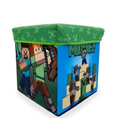 Mojang Κουτί-Σκαμπό Mojang Minecraft 28 30X30X30 Green 100% Polyester