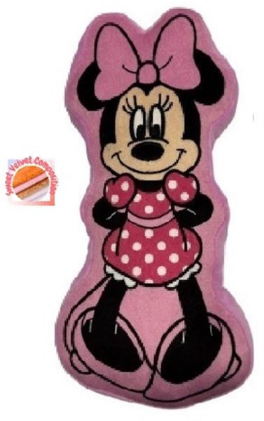 Disney Home Μαξιλάρι 3D Disney Home Minnie 78 30 cm Pink 100% Velboa