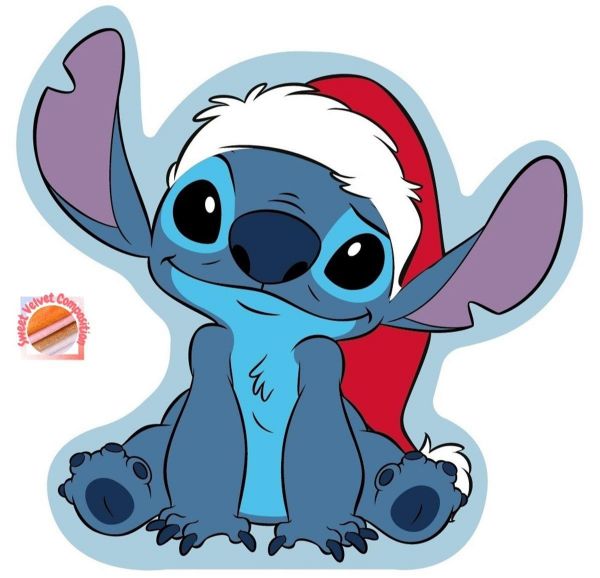 Disney Home Μαξιλάρι 3D Disney Home Stitch 39 35 cm Ice Blue 100% Velboa