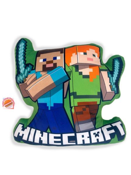 Mojang Μαξιλάρι 3D Mojang Minecraft 18 40 cm Green 100% Velboa