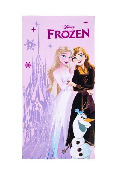 Disney Home Πετσέτα Θαλάσσης Quick Dry Disney Home Frozen 88 70X140 Pink 100% Microfiber