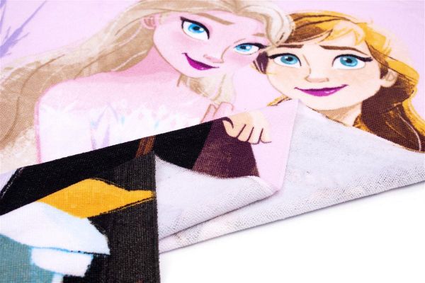 Disney Home Πετσέτα Θαλάσσης Quick Dry Disney Home Frozen 88 70X140 Pink 100% Microfiber - Image 2