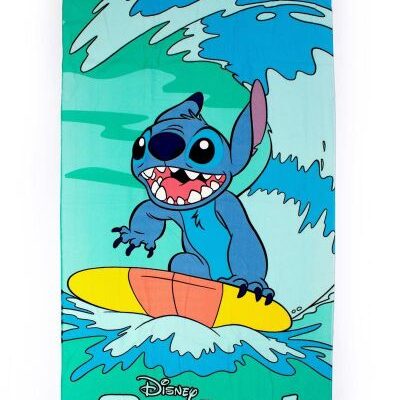 Disney Home Πετσέτα Θαλάσσης Quick Dry Disney Home Lilo & Stitch 784 70X140 Turquoise 100% Microfiber