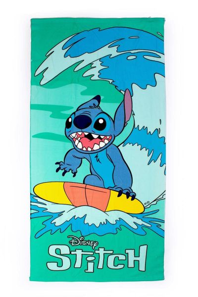 Disney Home Πετσέτα Θαλάσσης Quick Dry Disney Home Lilo & Stitch 784 70X140 Turquoise 100% Microfiber