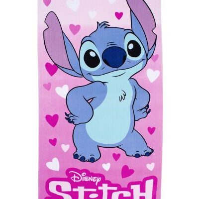 Disney Home Πετσέτα Θαλάσσης Quick Dry Disney Home Lilo & Stitch 84 70X140 Pink 100% Microfiber