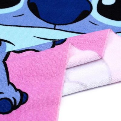 Disney Home Πετσέτα Θαλάσσης Quick Dry Disney Home Lilo & Stitch 84 70X140 Pink 100% Microfiber - Image 2