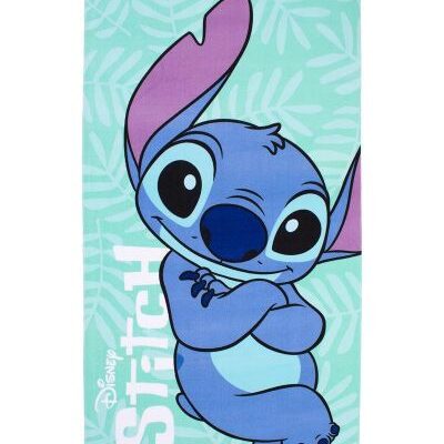 Disney Home Πετσέτα Θαλάσσης Quick Dry Disney Home Lilo & Stitch 85 70X140 Turquoise 100% Microfiber