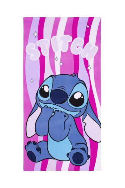 Disney Home Πετσέτα Θαλάσσης Quick Dry Disney Home Lilo & Stitch 91 70X140 Lilac 100% Microfiber