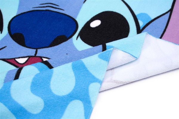 Disney Home Πετσέτα Θαλάσσης Quick Dry Disney Home Lilo & Stitch 92 70X140 Sky Blue 100% Microfiber - Image 2