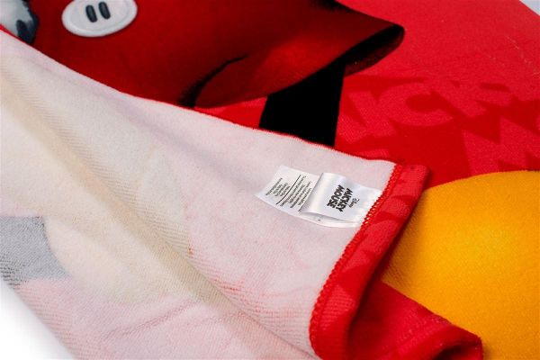 Disney Home Πετσέτα Θαλάσσης Quick Dry Disney Home Mickey 27 70X140 Red 100% Microfiber - Image 2