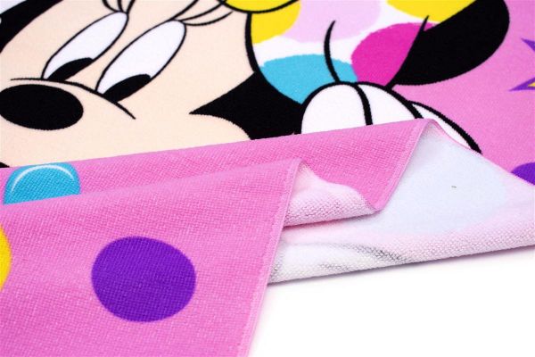 Disney Home Πετσέτα Θαλάσσης Quick Dry Disney Home Minnie 94 70X140 Pink-Multi 100% Microfiber - Image 2