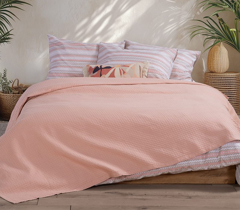 NEF-NEF ΚΟΥΒΕΡΤΑ ΠΙΚΕ ΥΠΕΡΔΙΠΛΗ NEW GOLF 220X240 NEF-NEF HOMEWARE, 100% ΒΑΜΒΑΚΙ - Image 2
