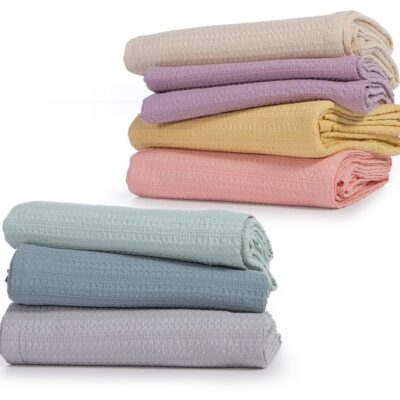 NEF-NEF ΚΟΥΒΕΡΤΑ ΠΙΚΕ ΥΠΕΡΔΙΠΛΗ COOL 220X240 NEF-NEF HOMEWARE, 100% ΒΑΜΒΑΚΙ