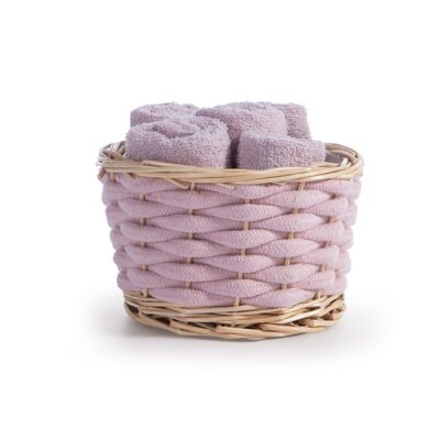 NEF-NEF ΚΑΛΑΘΑΚΙ BORRA ΜΕ ΛΑΒΕΤΕΣ ΣΕΤ 5ΤΜΧ NEF-NEF HOMEWARE, 100% ΒΑΜΒΑΚΙ - Image 5