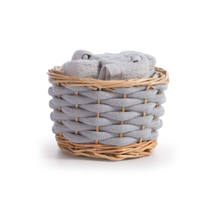 NEF-NEF ΚΑΛΑΘΑΚΙ BORRA ΜΕ ΛΑΒΕΤΕΣ ΣΕΤ 5ΤΜΧ NEF-NEF HOMEWARE, 100% ΒΑΜΒΑΚΙ - Image 6