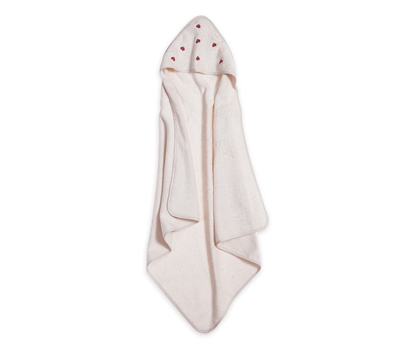 NEF-NEF ΒΡΕΦΙΚΗ ΚΑΠΑ LADY BUG 75X75 NEF-NEF HOMEWARE, 100% ΒΑΜΒΑΚΙ