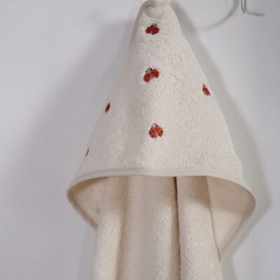 NEF-NEF ΒΡΕΦΙΚΗ ΚΑΠΑ LADY BUG 75X75 NEF-NEF HOMEWARE, 100% ΒΑΜΒΑΚΙ - Image 3