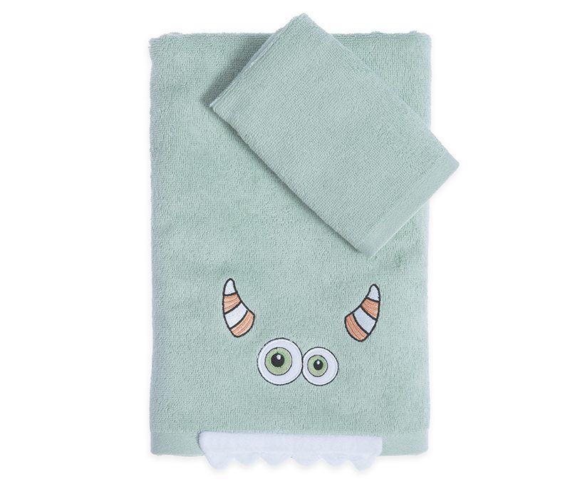 NEF-NEF ΒΡΕΦΙΚΕΣ ΠΕΤΣΕΤΕΣ ΣΕΤ 2TMX ALPHABET MONSTER NEF-NEF HOMEWARE, 100% ΒΑΜΒΑΚΙ - Image 2