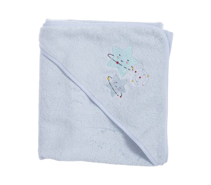 NEF-NEF ΒΡΕΦΙΚΗ ΚΑΠΑ EXPLORE THE UNIVERSE 75X75 NEF-NEF HOMEWARE, 100% ΒΑΜΒΑΚΙ - Image 3