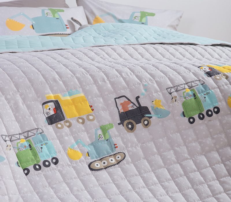 NEF-NEF ΠΑΙΔΙΚΟ ΚΟΥΒΕΡΛΙ ΜΟΝΟ FUN AT WORK 180X240 NEF-NEF HOMEWARE, ΥΦΑΣΜΑ:100% ΜIΚΡ-ΕΣΩΤ:100% ΠΟΛ - Image 2