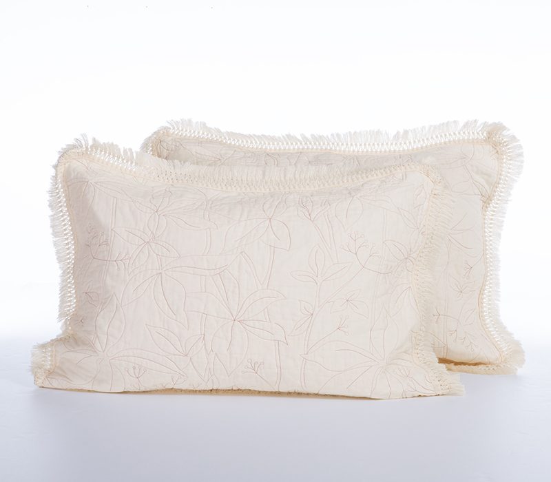 NEF-NEF ΜΑΞΙΛΑΡΟΘΗΚΕΣ ΣΕΤ 2 ΤΕΜΑΧΙΩΝ JAMAL 52X72 NEF-NEF HOMEWARE, ΥΦΑΣΜΑ:100% BAMB-ΕΣΩΤ:70% BAMB-30% ΠΟΛ