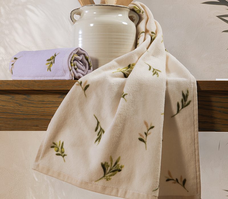 NEF-NEF ΠΟΤΗΡΟΠΑΝΟ ΒΕΛΟΥΤΕ OLIVE 40Χ60 NEF-NEF HOMEWARE, 100% BAMBAKI - Image 2
