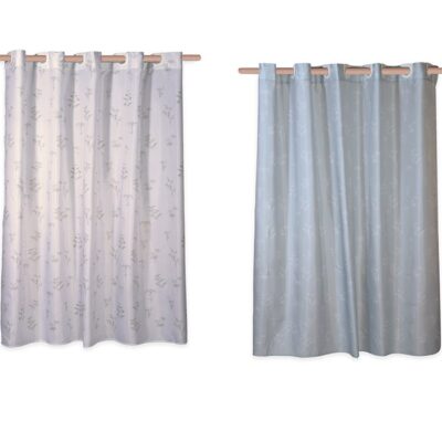 NEF-NEF ΚΟΥΡΤΙΝΑ ΜΠΑΝΙΟΥ CLARIS 180X180 NEF-NEF HOMEWARE, 100% ΠΟΛΥΕΣΤΕΡΑΣ