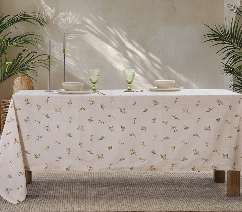 NEF-NEF ΤΡΑΠΕΖΟΜΑΝΤΗΛΟ OLIVE 150X250 NEF-NEF HOMEWARE, 100% BAMBAKI
