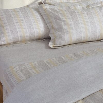 NEF-NEF ΣΕΤ ΣΕΝΤΟΝΙΑ ΒΑΜΒΑΚΟΣΑΤΕΝ KING SIZE ORDEN 270X280 NEF-NEF HOMEWARE, 100% BAMBAKI - Image 2