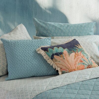 NEF-NEF ΔΙΑΚΟΣΜΗΤΙΚΟ ΜΑΞΙΛΑΡΙ ELMER BLUE 50X50 NEF-NEF HOMEWARE, 100% ΒΑΜΒΑΚΙ - Image 2