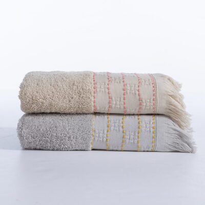 NEF-NEF ΠΕΤΣΕΤΑ ΣΩΜΑΤΟΣ QUANTRO 70X140 NEF-NEF HOMEWARE, 100% BAMBAKI