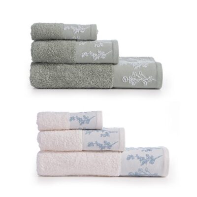 NEF-NEF ΣΕΤ ΠΕΤΣΕΤΕΣ 3 ΤΜΧ CLARIS NEF-NEF HOMEWARE, 100% BAMBAKI