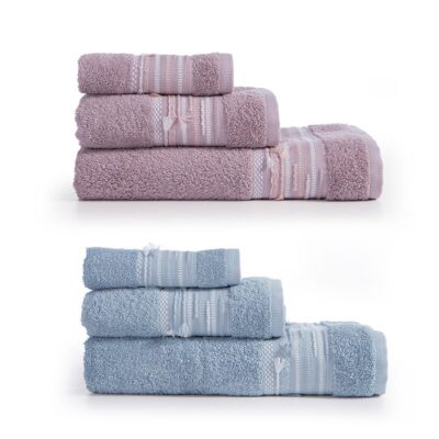 NEF-NEF ΣΕΤ ΠΕΤΣΕΤΕΣ 3 ΤΜΧ KEYLAN NEF-NEF HOMEWARE, 100% BAMBAKI