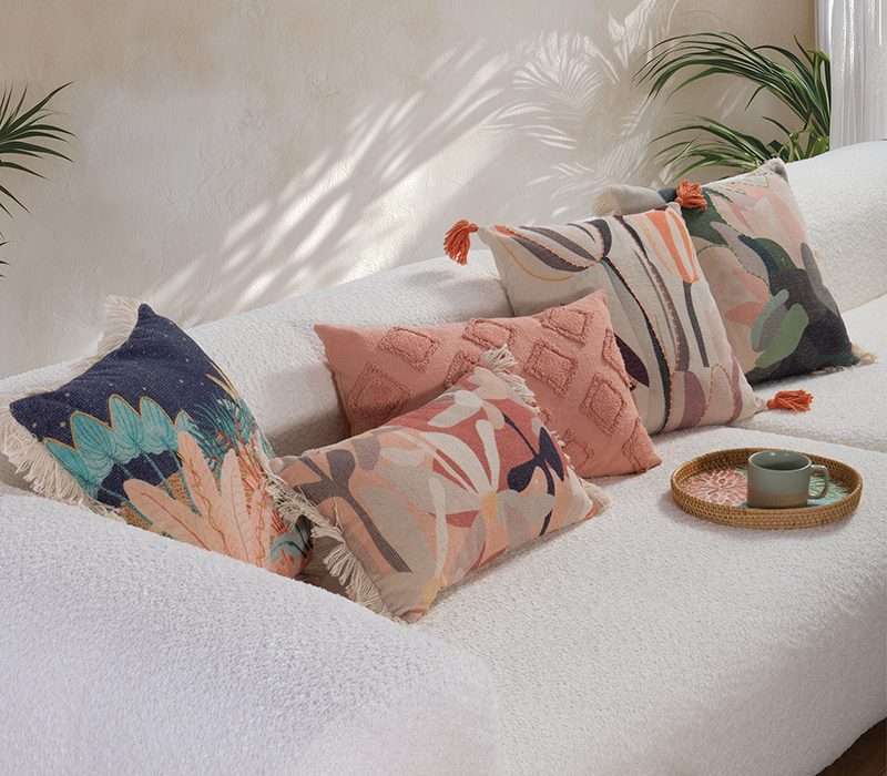 NEF-NEF ΔΙΑΚΟΣΜΗΤΙΚΗ ΜΑΞΙΛΑΡΟΘΗΚΗ ELMA 30X50 NEF-NEF HOMEWARE, 100% ΒΑΜΒΑΚΙ - Image 2