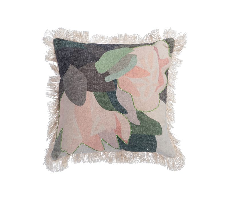 NEF-NEF ΔΙΑΚΟΣΜΗΤΙΚΗ ΜΑΞΙΛΑΡΟΘΗΚΗ ZOEY 45X45 NEF-NEF HOMEWARE, 100% ΒΑΜΒΑΚΙ