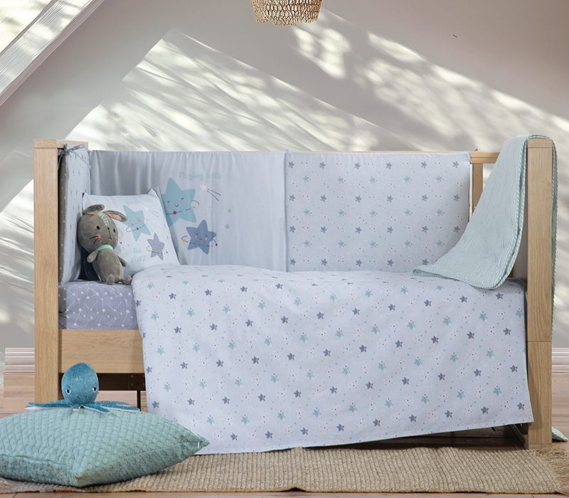 NEF-NEF ΒΡΕΦΙΚΑ ΣΕΤ ΣΕΝΤΟΝΙΑ ΚΟΥΝΙΑΣ EXPLORE THE UNIVERSE NEF-NEF HOMEWARE, 100% ΒΑΜΒΑΚΙ