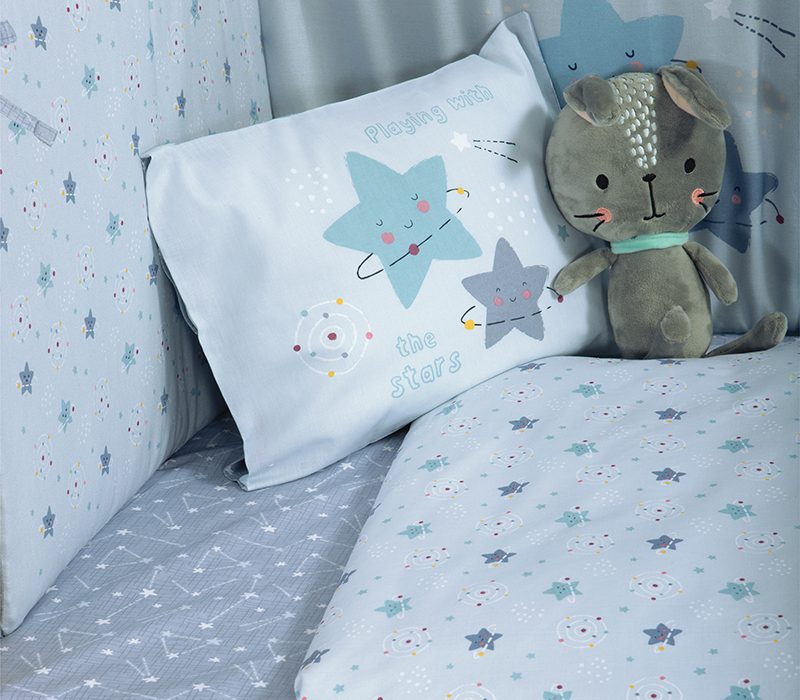 NEF-NEF ΒΡΕΦΙΚΑ ΣΕΤ ΣΕΝΤΟΝΙΑ ΚΟΥΝΙΑΣ EXPLORE THE UNIVERSE NEF-NEF HOMEWARE, 100% ΒΑΜΒΑΚΙ - Image 4